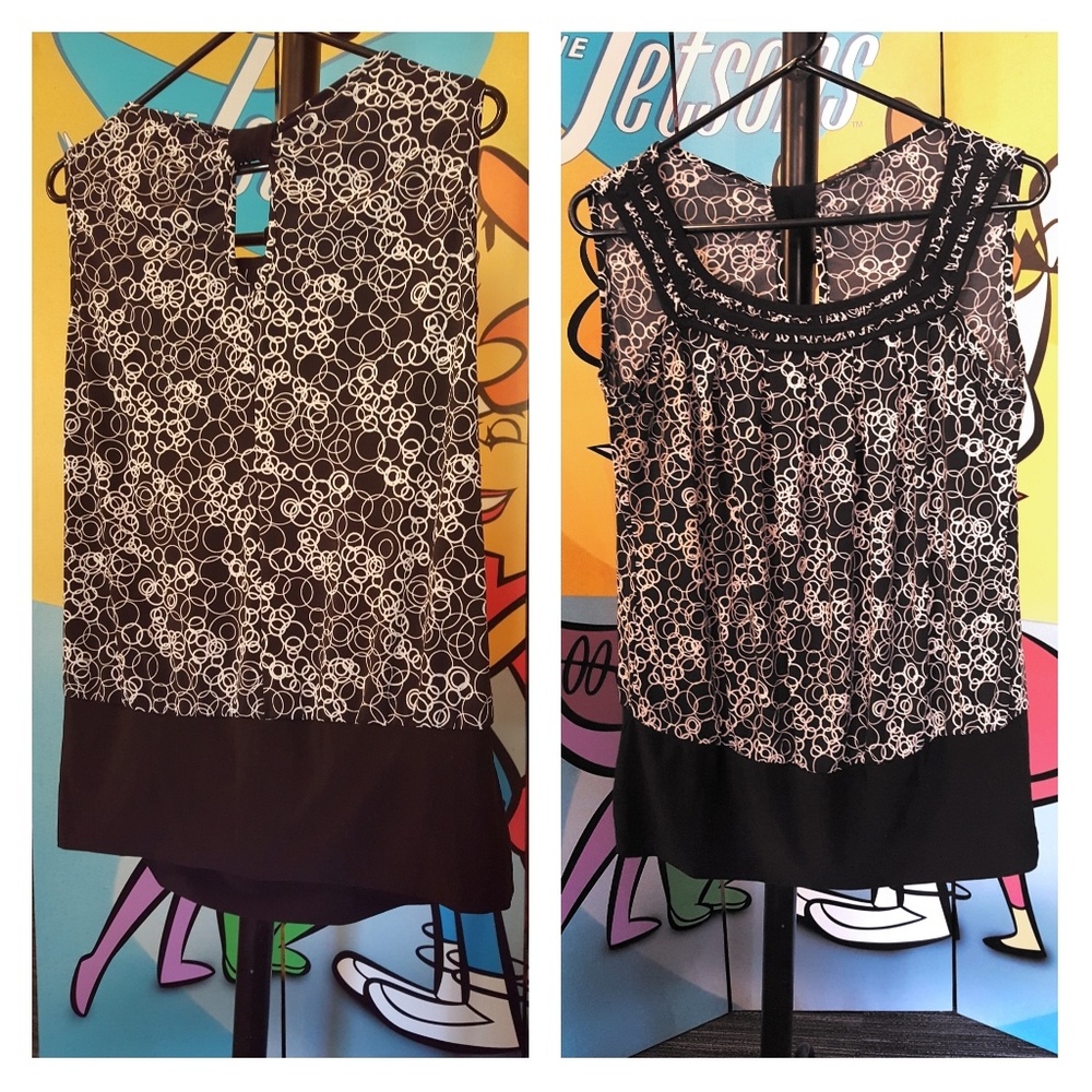 ⬇️ Cacama Sleeveless Square Neck Blouse XL 12/14